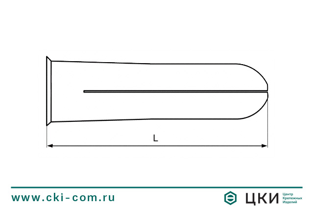 Дюбель для гвоздевых скоб PDSC