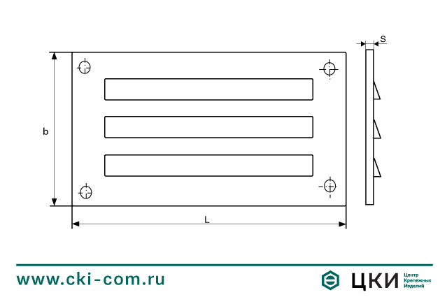 Решетка вентиляционная М 8057 A