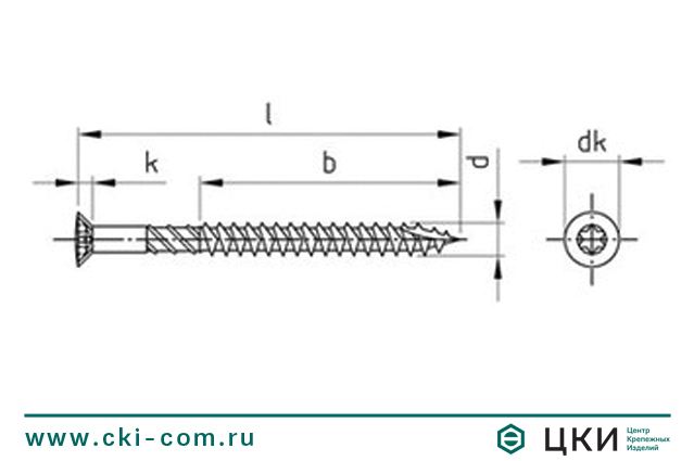 Саморез для терасс art.9043