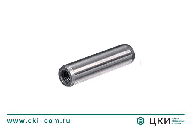 Штифт цилиндрический закалённый DIN 7979 D с внутренней резьбой