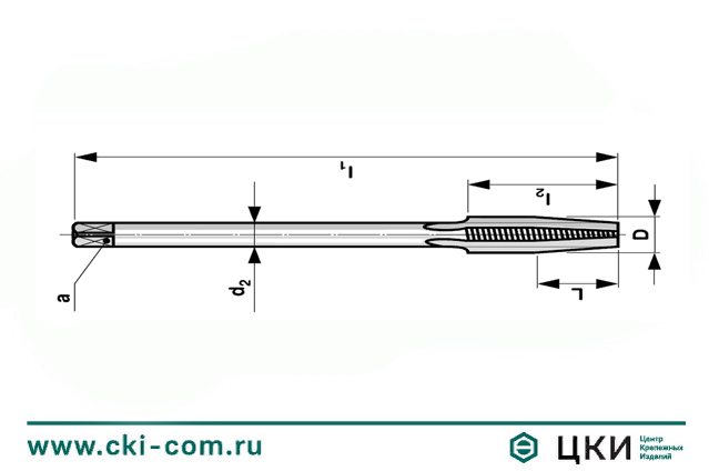 Метчик гаечный СSN 22 3074