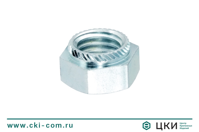 Гайка запрессовочная шестигранная