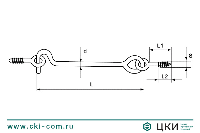Крючок дверной