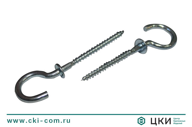Шуруп-полукольцо с фланцем
