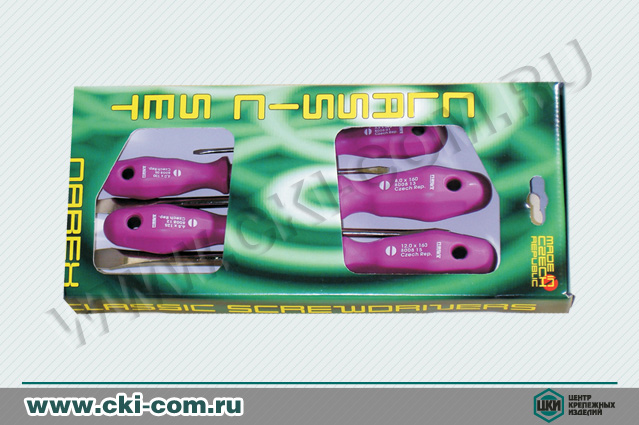 Набор отверток слесарных Narex Bystryce, серия CLASSIC LINE