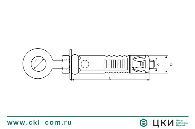 Анкер распорный с кольцом Sormat PFG EBF