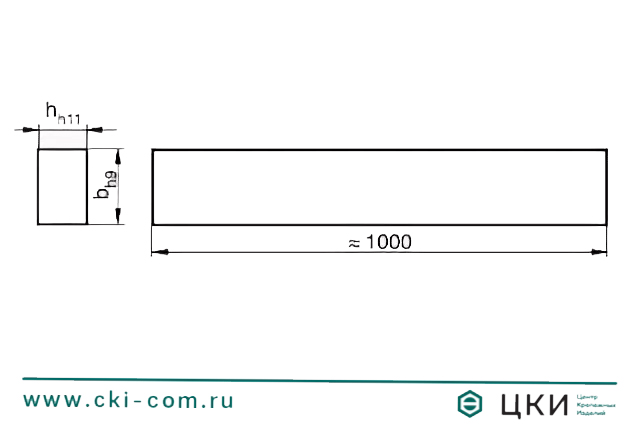 Шпонка DIN 6880