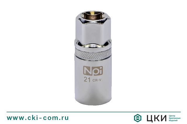 Головка торцевая свечная с магнитом тип 1/2" NPI