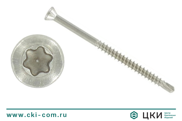 Саморез нержавеющий для половой доски art.9041