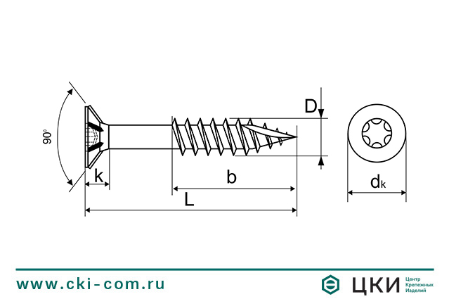 Саморез по дереву INFIX