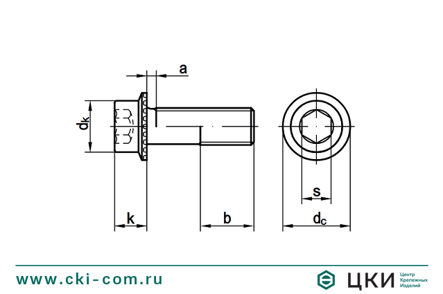 Винт с фланцем art. 88912 RIPP
