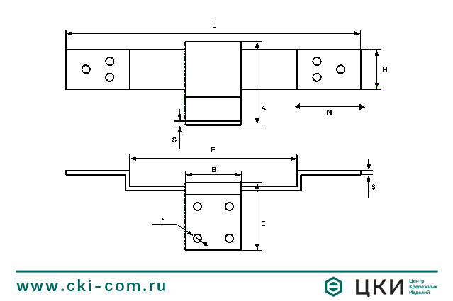 Опора стропильная скользящая