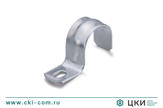 Скоба металлическая однолапковая
