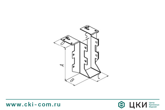 Открытая опора бруса &quot;Американка&quot; (тип 3)