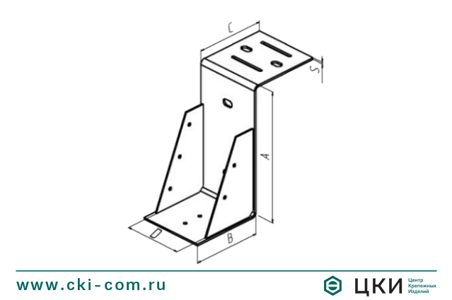 Опора бруса "Карман"