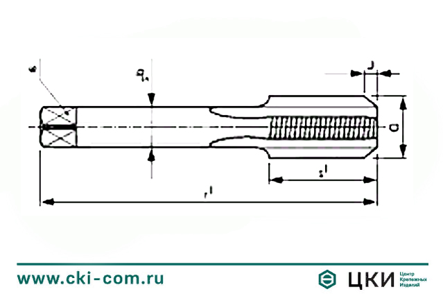 Метчик ручной CSN 22 3012 Bucovice Tools
