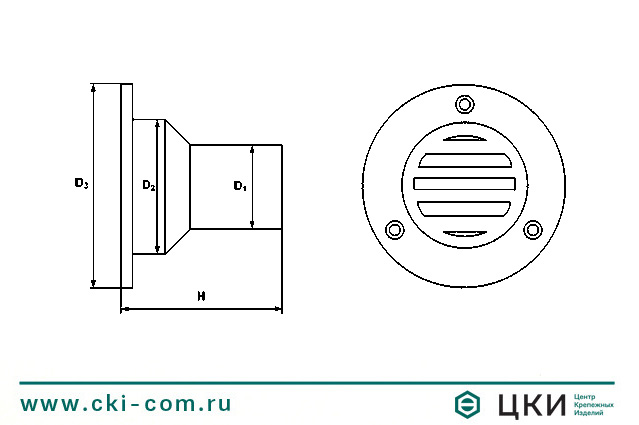 Труба вентиляционная М 8452