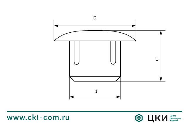 Заглушка мебельная декоративная