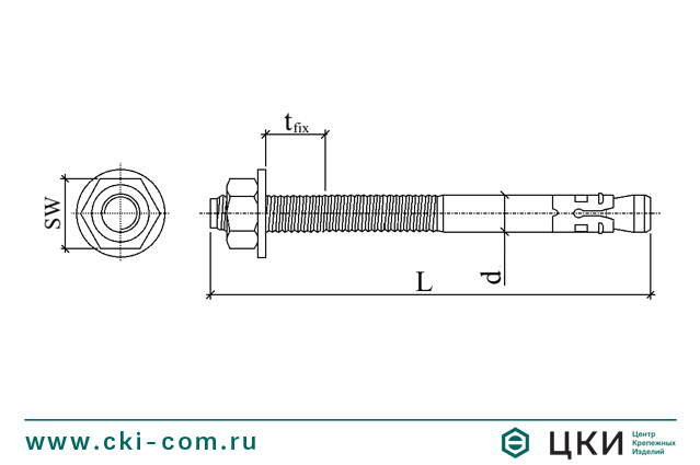 Анкер клиновой WAM