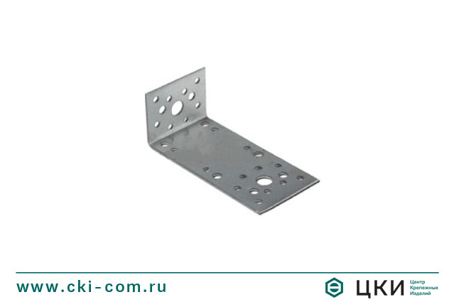 Пластина угловая с отверстиями разного диаметра