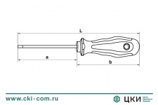 Отвертка слесарная Felo, серия 800