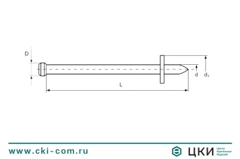 Дюбель-гвоздь монтажный