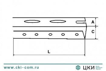 Шина монтажная П-образная