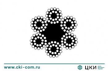 Канат стальной (трос) 6х24+7FC