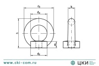 Рым-гайка DIN 582