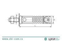 Анкер распорный со шпилькой Sormat PFG SB