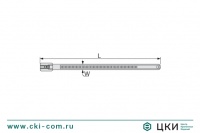 Стяжка крепежная лестничного типа стальная нержавеющая