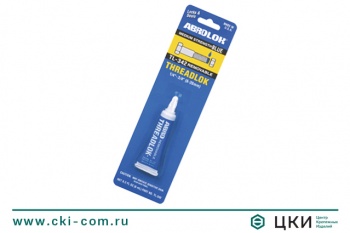 Фиксатор резьбы анаэробный ABRO синий (удаляемый) 6 мл, средней фиксации