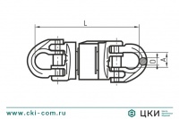 Вертлюг шарикоподшипниковый цепной Yoke