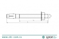Анкер клиновой Fischer FBN II оцинкованный