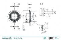 Шайба NF E 25-511 коническая рифленая с насечками