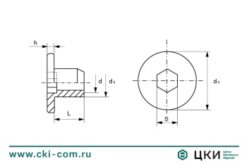Гайка мебельная декоративная