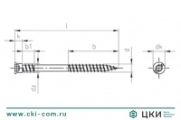 Саморез по дереву с уменьшенной цилиндрической головкой art.9243