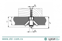 Дюбель для гипсокартона Fischer PD