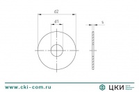 Шайба увеличенная (кузовная WIDE) art.9054