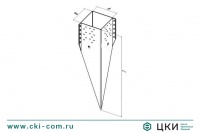 Опора столба &quot;Русский штык&quot;