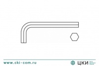 Ключ шестигранный Г-образный DIN 911