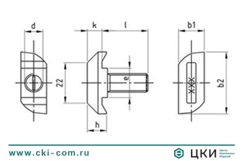 Болт с Г-образной головкой, 40/22, art.9095