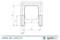 Болт U-образный, прямоугольный тип art.3575