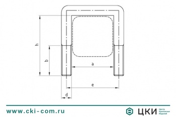 Болт U-образный, прямоугольный тип art.3575
