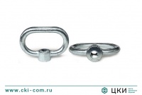 Гайка с кольцом для крышки DIN 28129