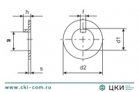 Шайба стопорная DIN 462