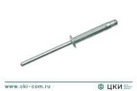 Заклепка вытяжная распорная с плоским буртом