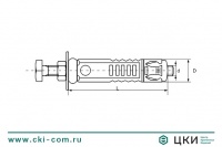Анкер распорный с болтом Sormat PFG LB