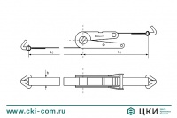 Ремень с натяжным механизмом с крюками