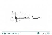 Шуруп с полупотайной головкой и крестообразным шлицем ГОСТ 1146-80
